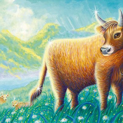 Beauteous Bull Greeting Card