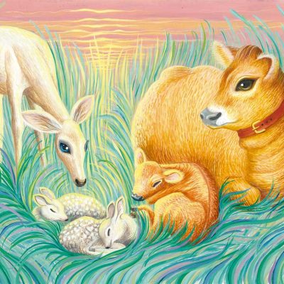 Calf and Fawn