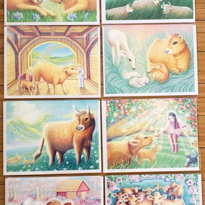 Set of Eight Cards